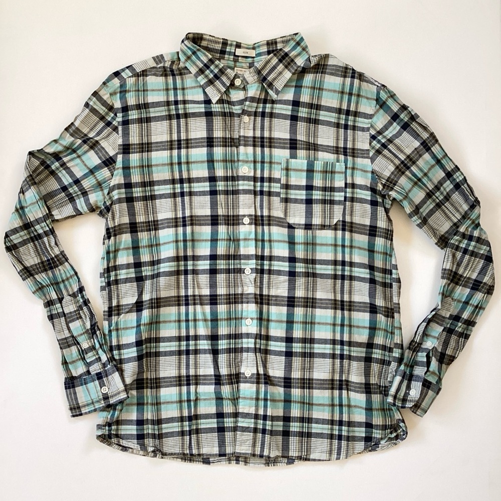 J. Crew Plaid Button Down Shirt